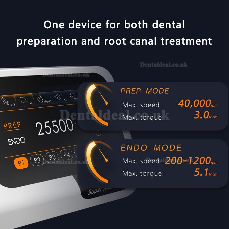 Pluspower® Super Micro S Pro 2 in 1 Dental Brushless Electric Motor with Endo Motor